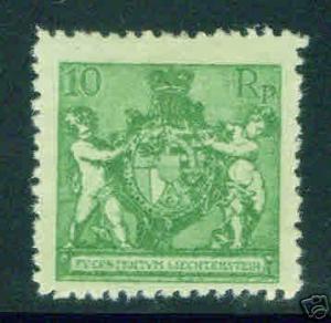 LIECHTENSTEIN Scott 59a perf 12.5 CV $35