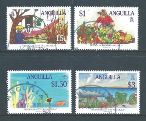 Anguilla #979-82 Used Christmas '98