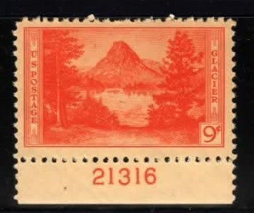 748 MNH plate number single B21316