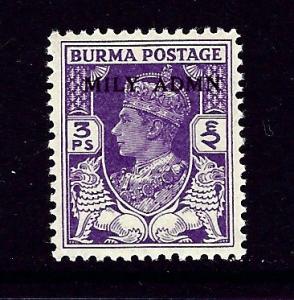 Burma 36 NH 1945 overprint issue