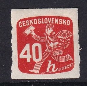 Czechoslovakia  #P33  MH  1945  Newspaper delivery boy 40h