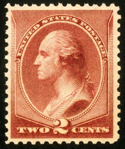 US Stamps # 210 MNH Superb Blazing Color Deep Shade 