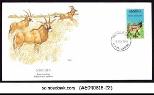 NIGERIA - 1990 ROAN ANTELOPE / WILD ANIMALS - FDC