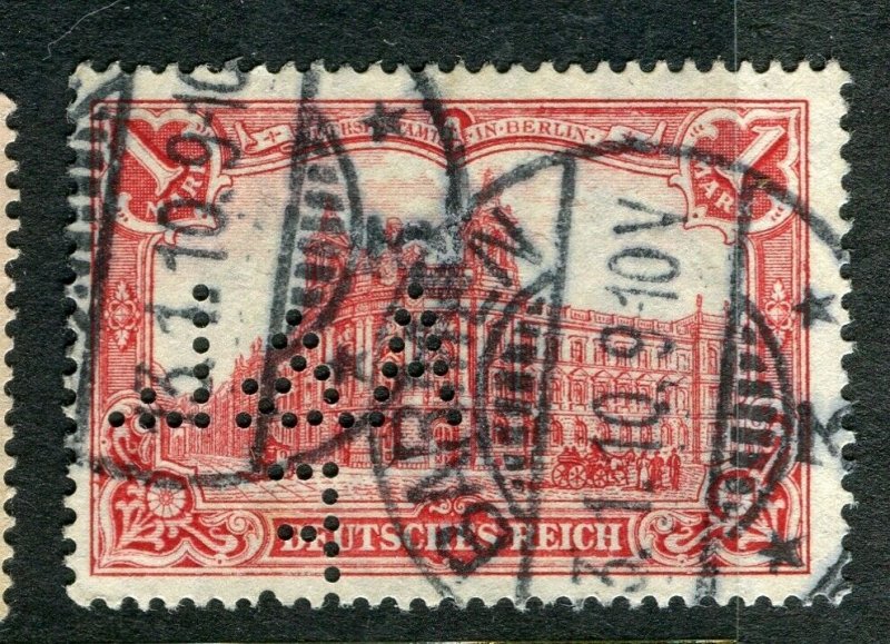 GERMANY; 1906-11 early Deutsches Reich high value 1M. used fair Postmark