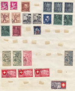 Switzerland - small stamp collection - (1783)