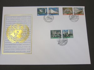 United Nations (NY,Vienna,Geneva) 2011 Sc 481-2,530-1,1020-1 FDC