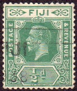 Fiji 94 - Used - 1/2p George V (1922) (Die II) (cv $2.80)