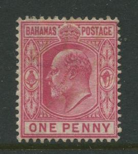 Bahamas -Scott 45 - Definitive - KEVII -1906 - MNG - Single 1p Stamp