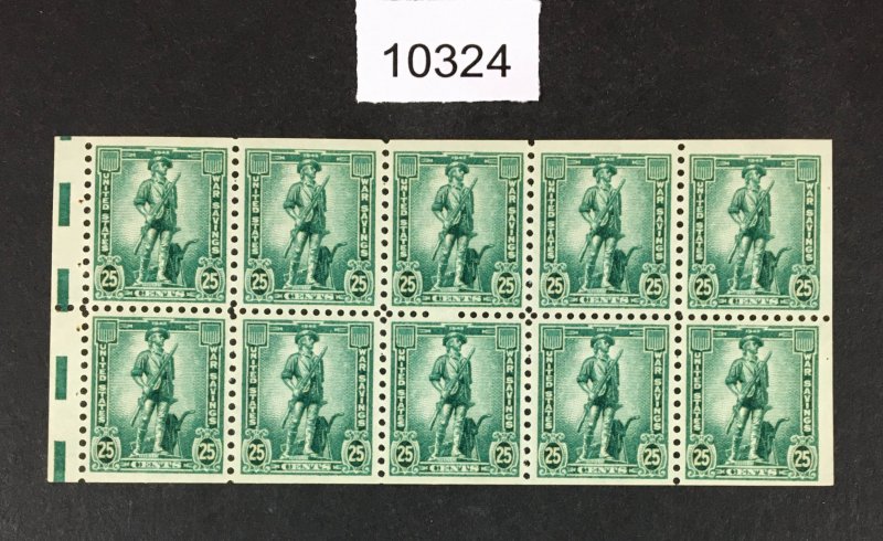 MOMEN: US STAMPS # PS12b MINT OG NH BOOKLET $60 LOT #10324