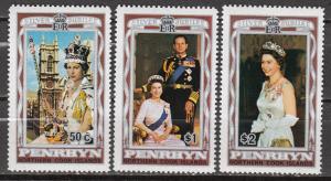 Penrhyn - 1977 QEII Sc# 87/89 - MNH (9542)