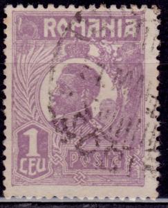 Romania, 1920-26, King Ferdinand, 1L, sc#269, used