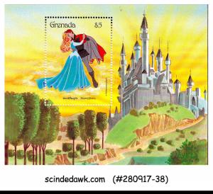 GRENADA - 1987 DISNEY'S SLEEPING BEAUTY / ANIMATION - Min. sheet MNH