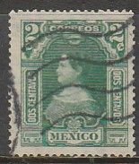 MEXICO 311, 2¢ INDEPENDENCE CENTENNIAL 1910 COMMEM USED. F-VF (758)