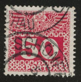 Austria Scott J43 Used from 1910-1913 postage due set