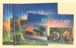 Tuvalu #1288-1291  Souvenir Sheet (Ducks)