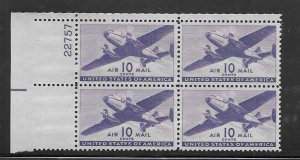#C27 MNH Plate Block.