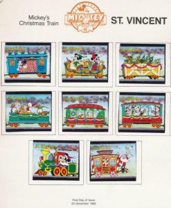 DISNEY ST.VINCENT 1121-1130 MINT NH