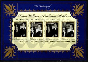 SOLOMON ISLANDS SGMS1297 2011 ROYAL WEDDING MNH