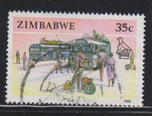 Zimbabwe,  35c Buses (SC# 627) Used