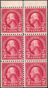 554c Mint,OG,NH... Booklet pane... SCV $12.00