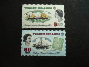 Stamps-British Virgin Islands-Scott#169,172-M Never Hinged Part Set of 2 Stamps
