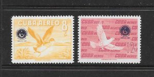 BIRDS - CUBA #C209-210   MH