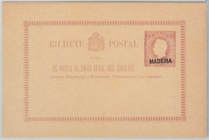 50880 - PORTUGAL Madeira - POSTAL STATIONERY CARD - Higgings & Gage # 2-