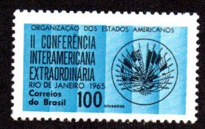 BRAZIL 1013 MNH BIN $.50 FLAGS