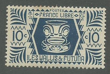 Wallis & Futuna Scott Catalog Number 128 Issued in 1944