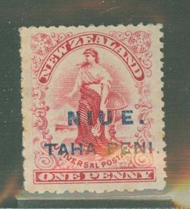 Niue #7v  Single