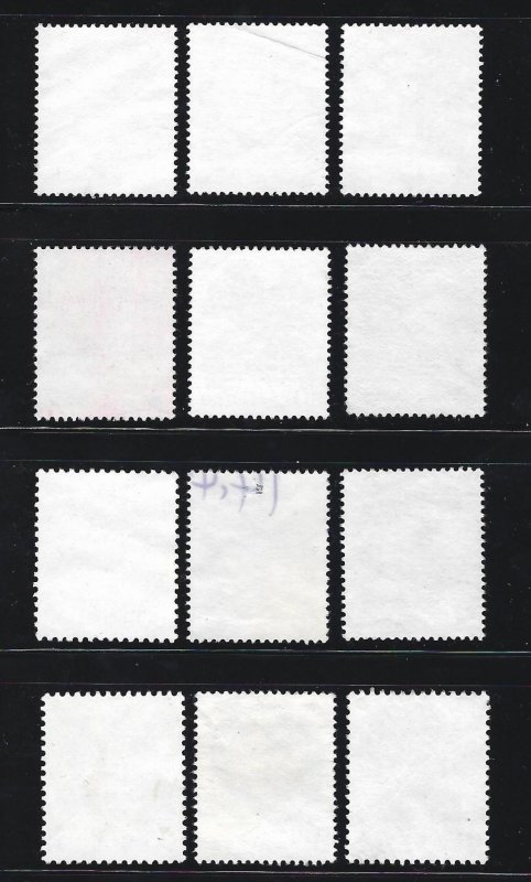 China stamps 1986 R23 Scott #2049-2062 Folk House 民居. Short set of 12/14 used.