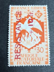 French Equatorial Africa Scott B27 Mint OG CV $40