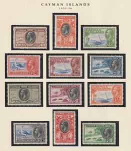 Cayman Islands 1935-6 85-96 VF Mint Very Light Hinge KGV Set