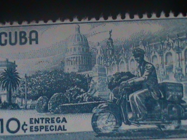 ​CUBA-1958-SC#E24-SPECIAL DELIVERY-MESSANGER MNH-VF-67-YEARS OLD-VERY RARE