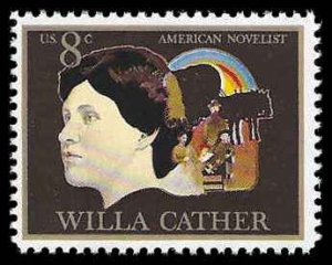 PCBstamps   US #1487 8c Arts - Willa Cather, MNH, (23)