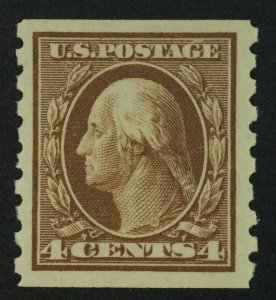 MOMEN: US STAMPS #395 MINT OG H XF+ LOT #49132