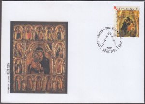 CROATIA Sc # 602 FDC - CHRISTMAS