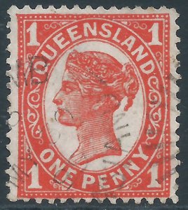 Queensland, Sc #113, 1d Used