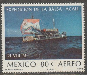 MEXICO C458, Transatlantic voyage of Acali raft. MINT, NH. VF.
