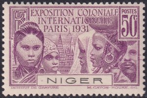 Niger 1931 Sc 74 MH*