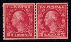 US SCOTT #492 MNH VERT. PAIR VF/XF SUPERB