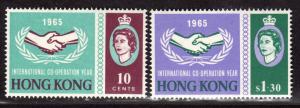 $Hong Kong Sc#223-224 M/NH, complete set, Cv. $24