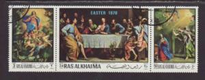 Ras Al Khaima Easter MK 735-740 CTO VF