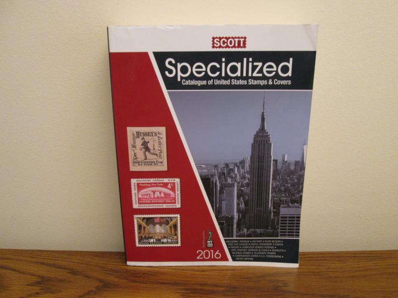 Scott 2016 US Specialized Catalog (photos of actual book for sale)