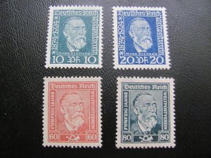 GERMANY 1924-8  MNH SC 340-3 STEPHAN SET $100 (116) SEE MY STORE