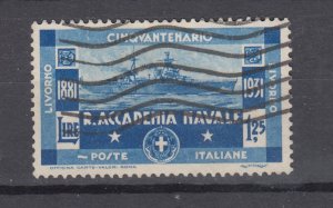 J43994 JL Stamps 1931 italy used #267 ship