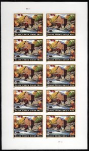 MALACK 4927 Glade Creek Grist Mill VF/XF OG NH, RARE..MORE.. sheet4927