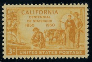 US Stamp #997 California Statehood 3c - PSE Cert - XF-SUP 95 - MNH - SMQ $30.00