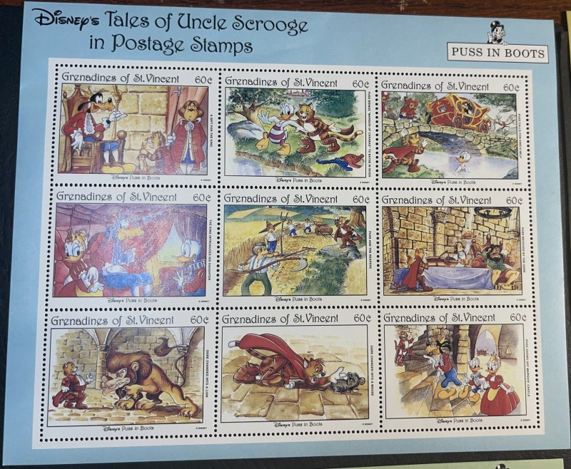 ST.VINCENT/GRENADINES # 679-683-MINT NH--COMPLETE SET OF SHEETS OF 9--1992