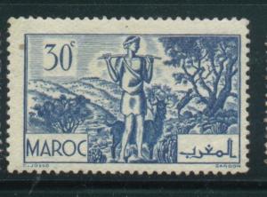 French Morocco Sct # 156; mint hinged